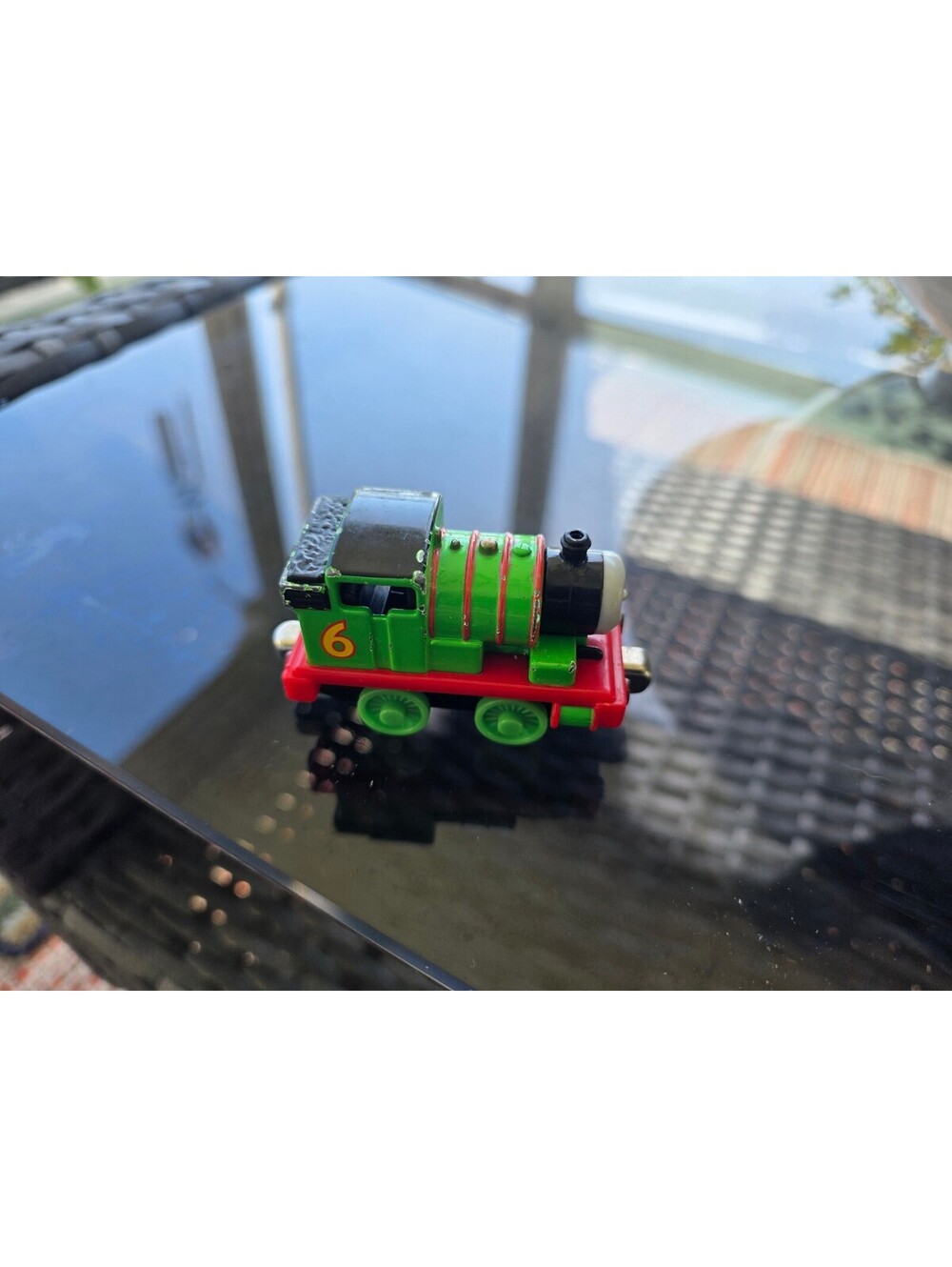 Vintage Green Thomas & Friends Percy Toy Train Engine
